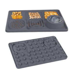 4-in-1 Multifunctional Dog Lick Mat - Reduce Boredom with Slow Feeder & Licking Zones 4-in-1 Multifunctional Dog Lick Mat - Reduce Boredom with Slow Feeder & Licking Zones